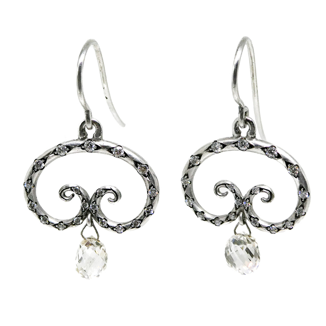 Anatoly Novik Diamond Briolette Earrings