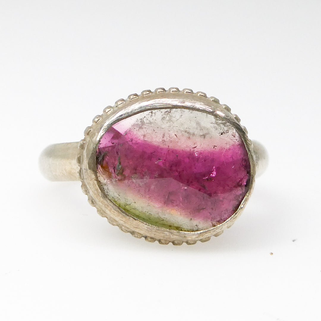 Christine Burnes Watermelon Tourmaline Ring