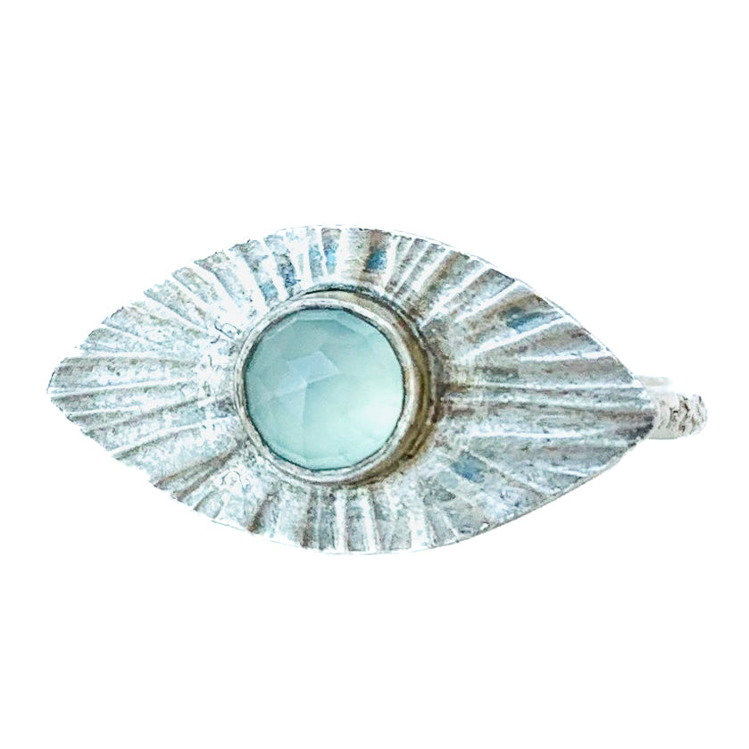 Jennifer Sheely Blue Chalcedony Ring