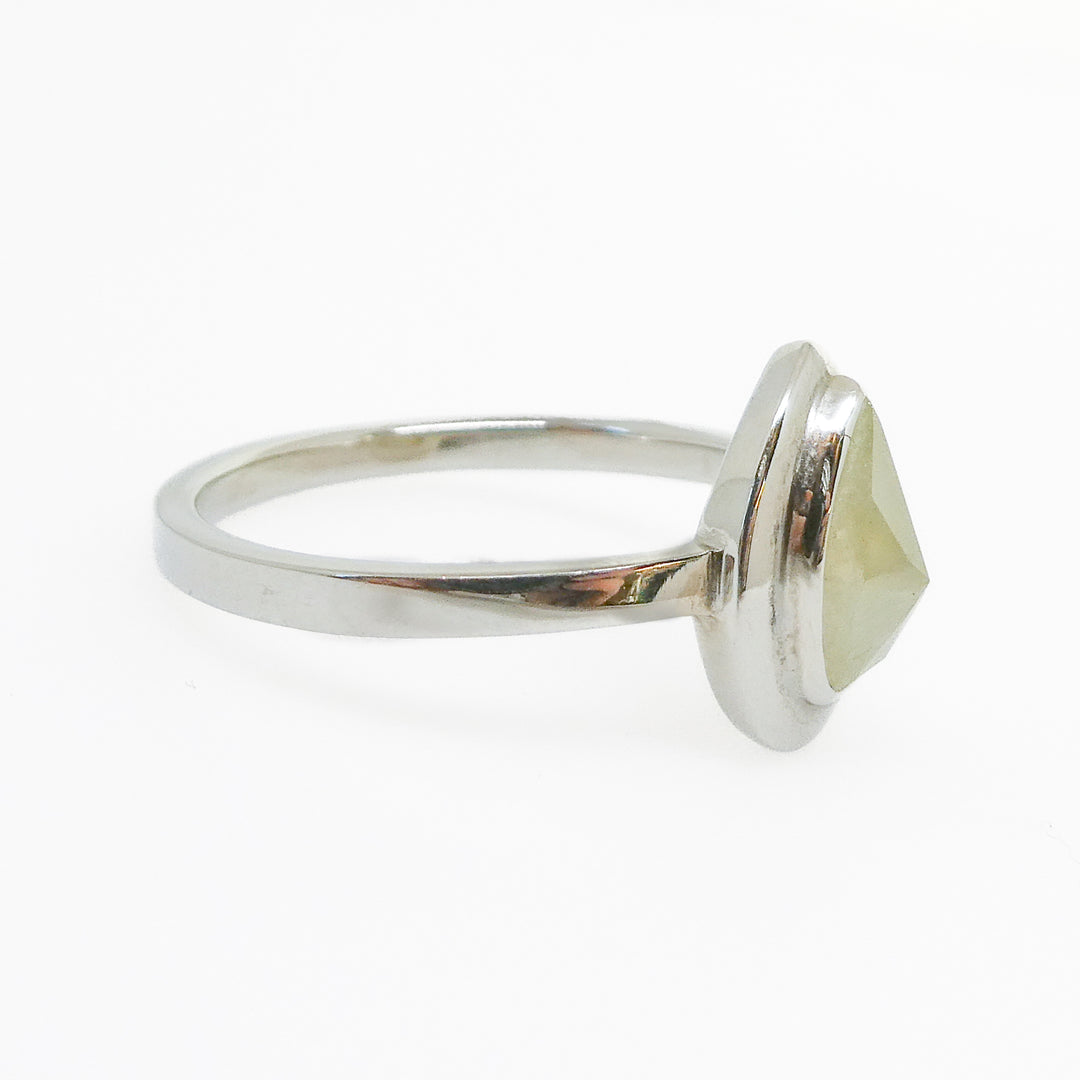 Yellow Diamond Rose Cut Ring