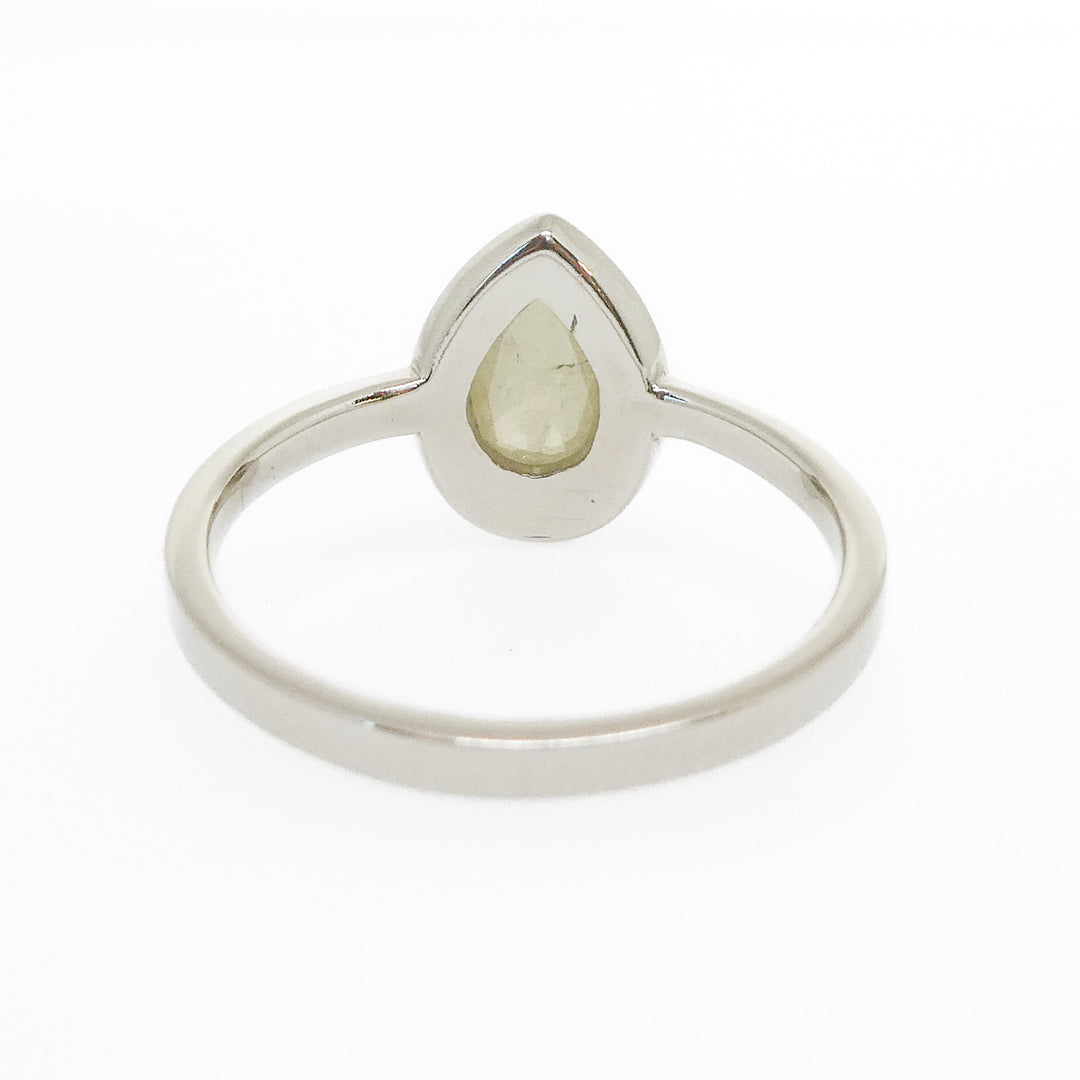 Yellow Diamond Rose Cut Ring