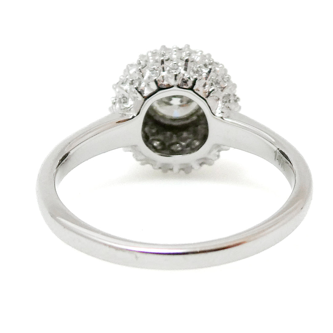 Dahlia Ring with Diamonds