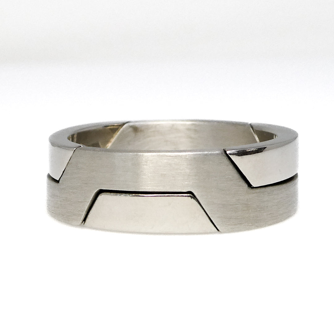 Puzzle Men's Wedding Band