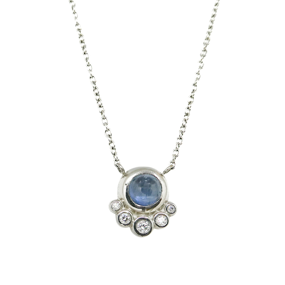 Sapphire and Diamond Necklace