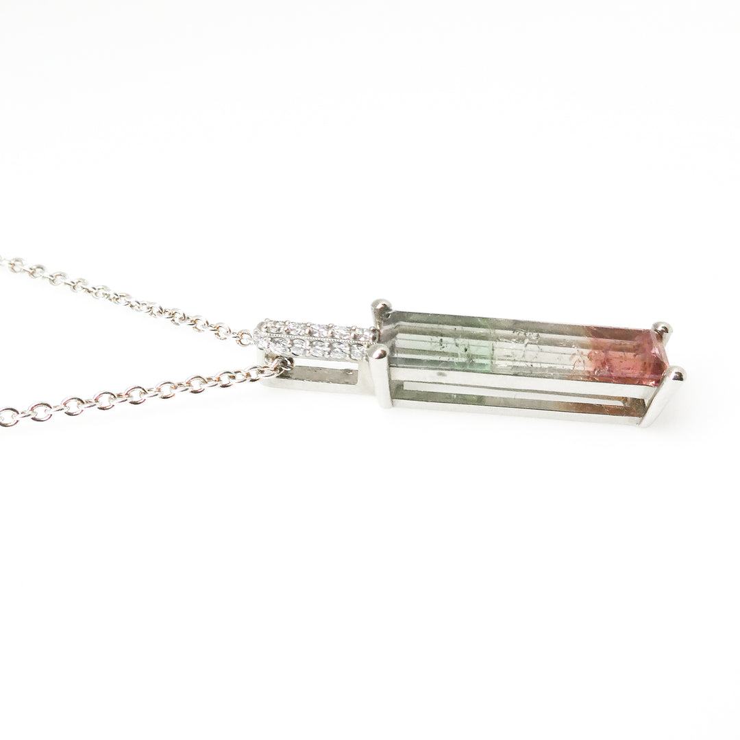 Bomb Pop Tourmaline Pendant