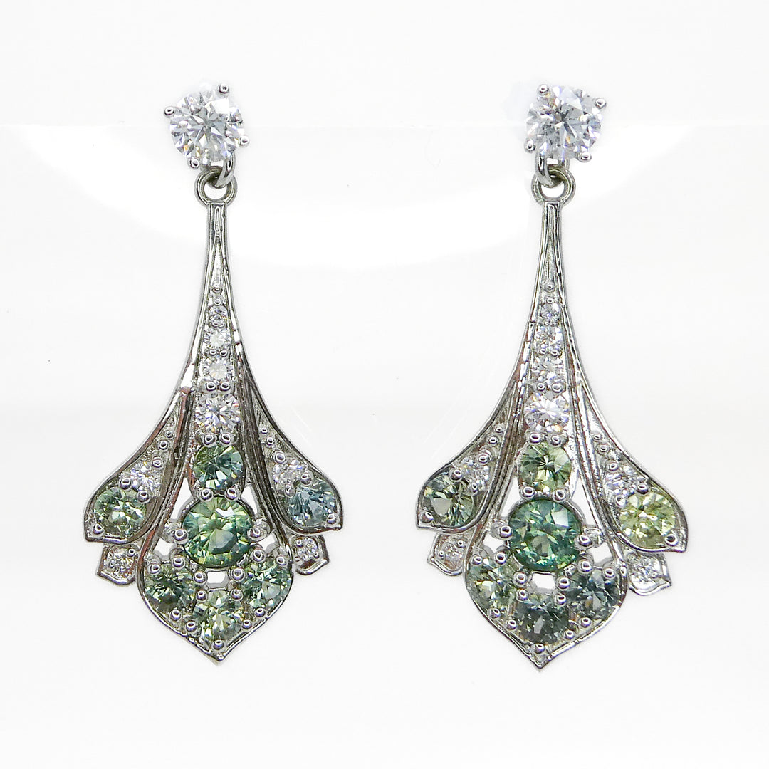 Montana Sapphire and Diamond Earring Jackets