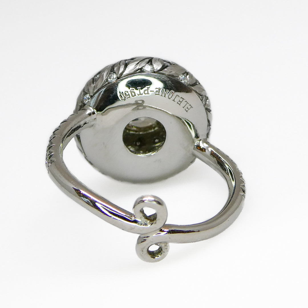 Anatoly Novik Hand Engraved Diamond Ring