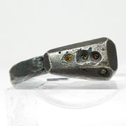 Betty Jager Magenta and Champagne Diamond Ring