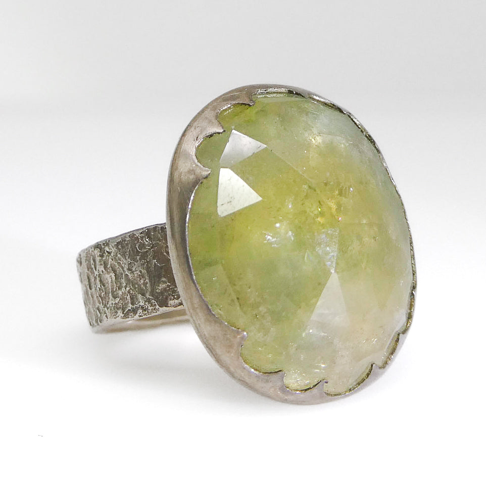 Jennifer Sheely Green Sapphire Ring