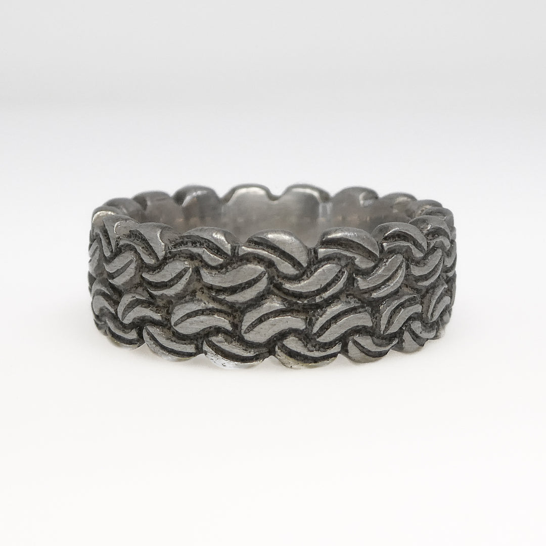 Men's Weave Textured Ring